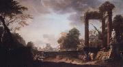 Classical capriccio of Rome RICCI, Marco